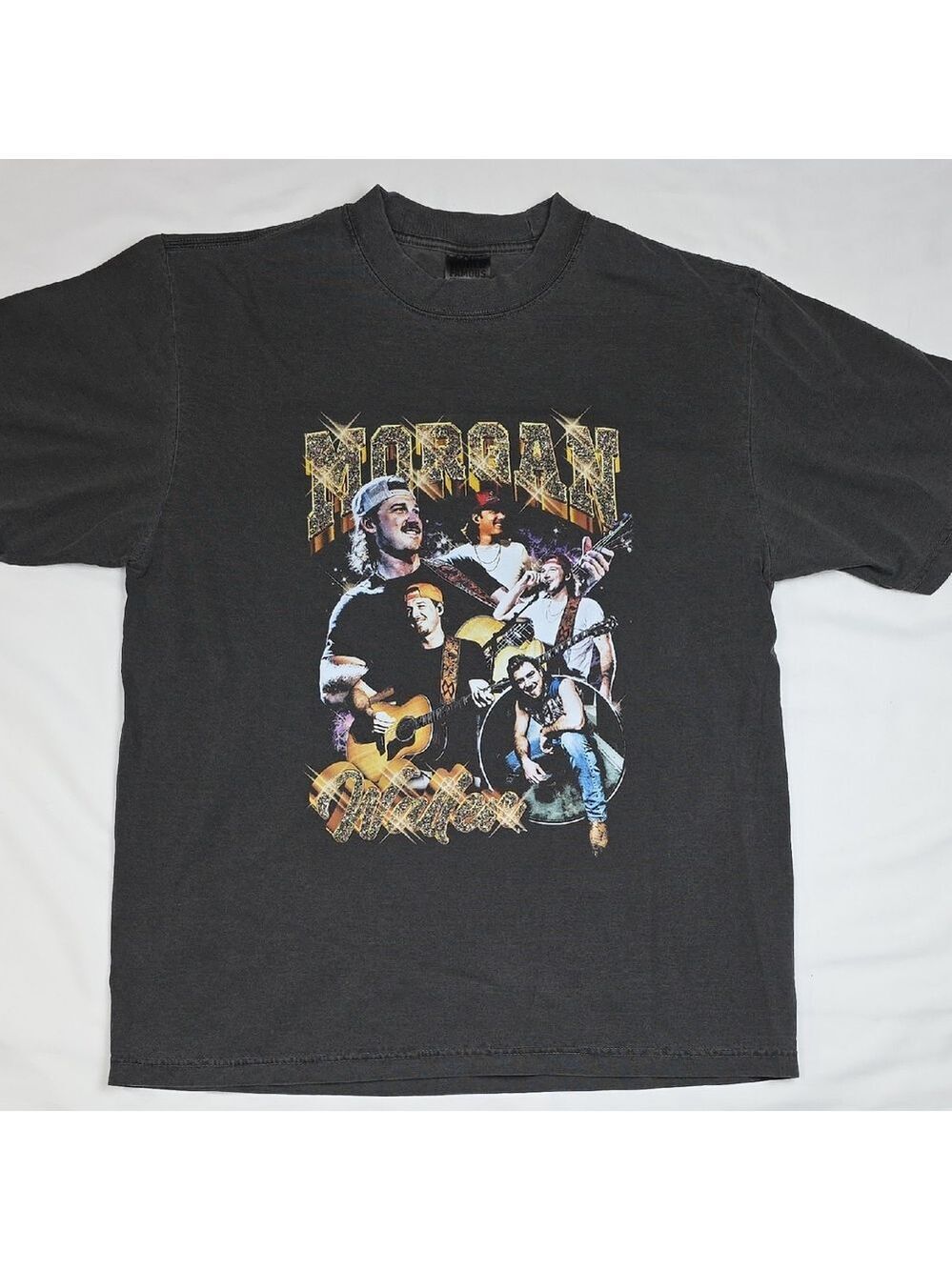 Vintage Graphic Black T-Shirt large New